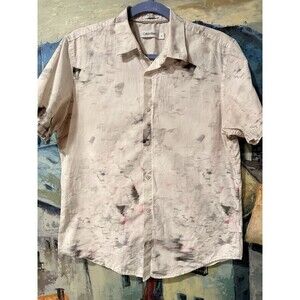 Calvin Klein marble design button down M